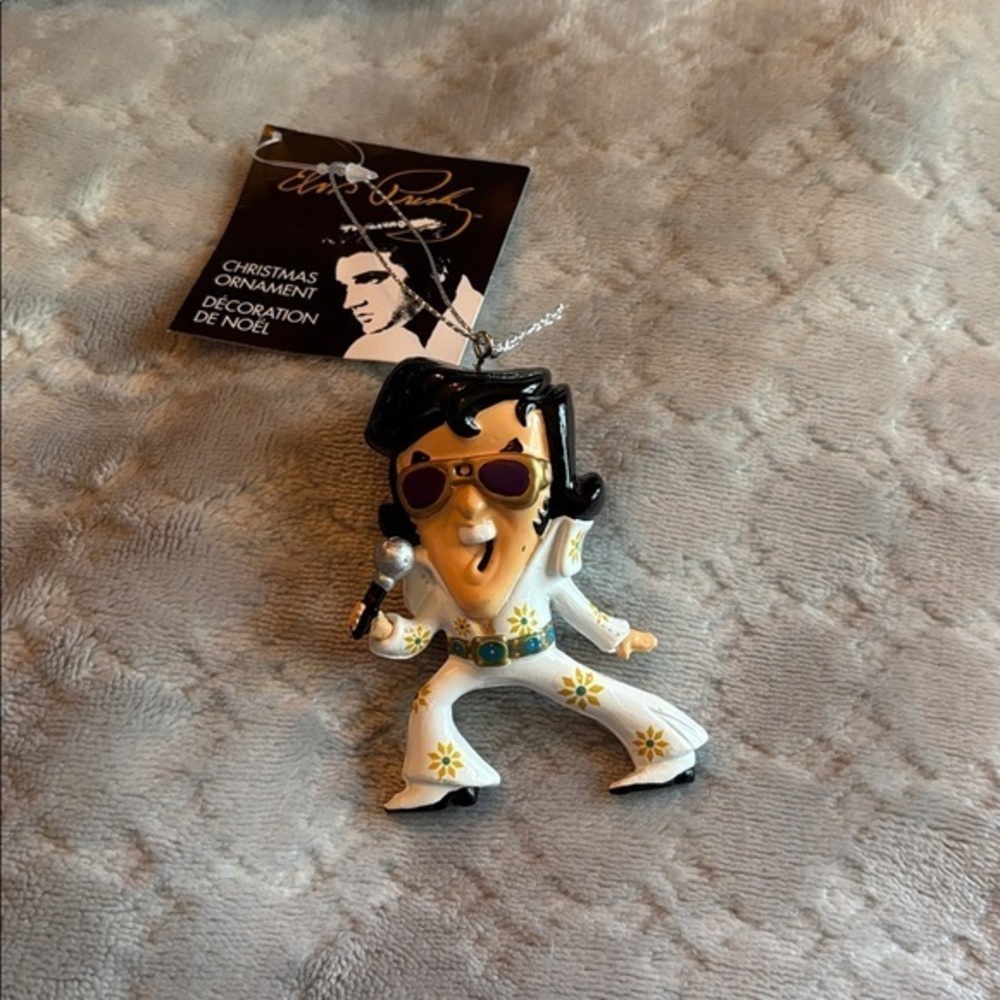 Kurt S. Adler Elvis Presley Christmas Ornament or car ornament sing and mic